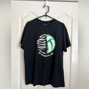 Gildan Dry Blend Black Falcons Volleyball Camp Shirt L BlaIr Oaks High School MO